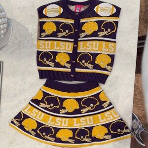 QUEEN OF SPARKLES Purple and Gold LSU set